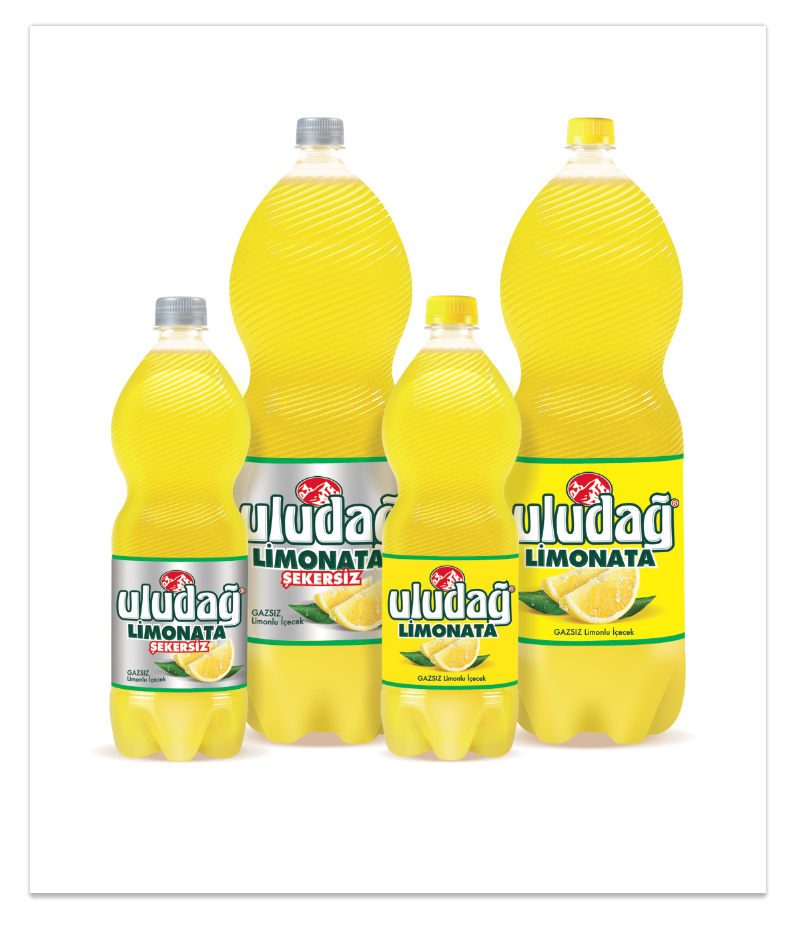 Aile Boyu Limonata Keyfi İçin  Uludağ Limonata Ailesinin En Yeni Üyesi  Uludağ Limonata 2 Litre