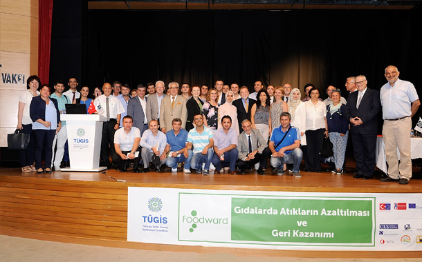 TÜGİS liderliğinde yürütülen Foodward-Gıdalarda Atıkların Önlenmesi ve Geri Kazanımı başlıklı Avrupa Birliği Destekli Proje