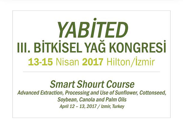 YABİTED 3. Bitkisel Yağlar Kongresi