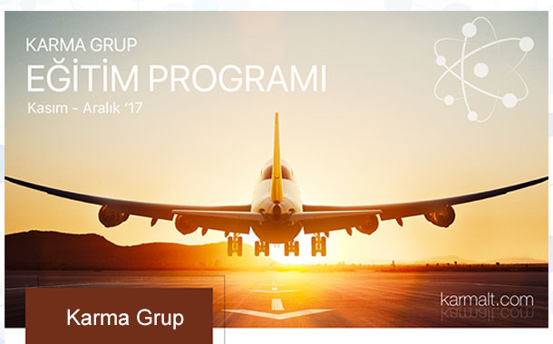 Karma Grup Kasım-Aralık Eğitim Programını Yayınladı