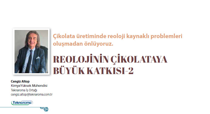 Reolojinin Çikolataya Büyük Katkısı 2