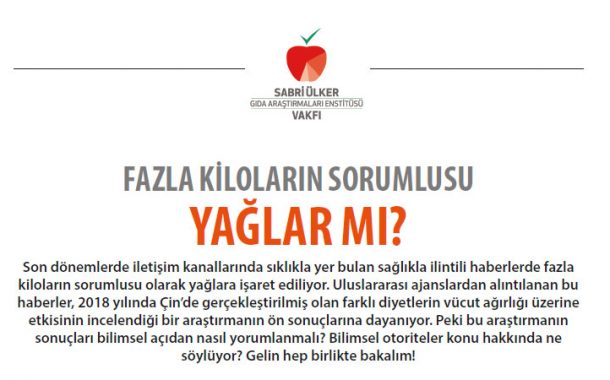 Fazla Kiloların Sorumlusu Yağlar mı?