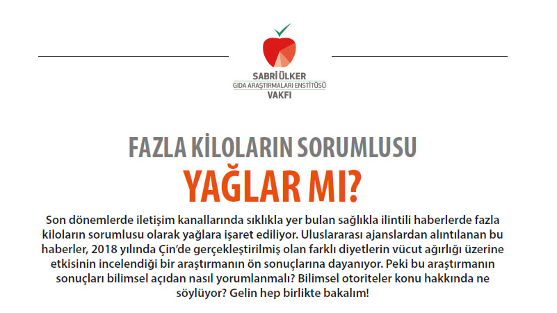 Fazla Kiloların Sorumlusu Yağlar mı?