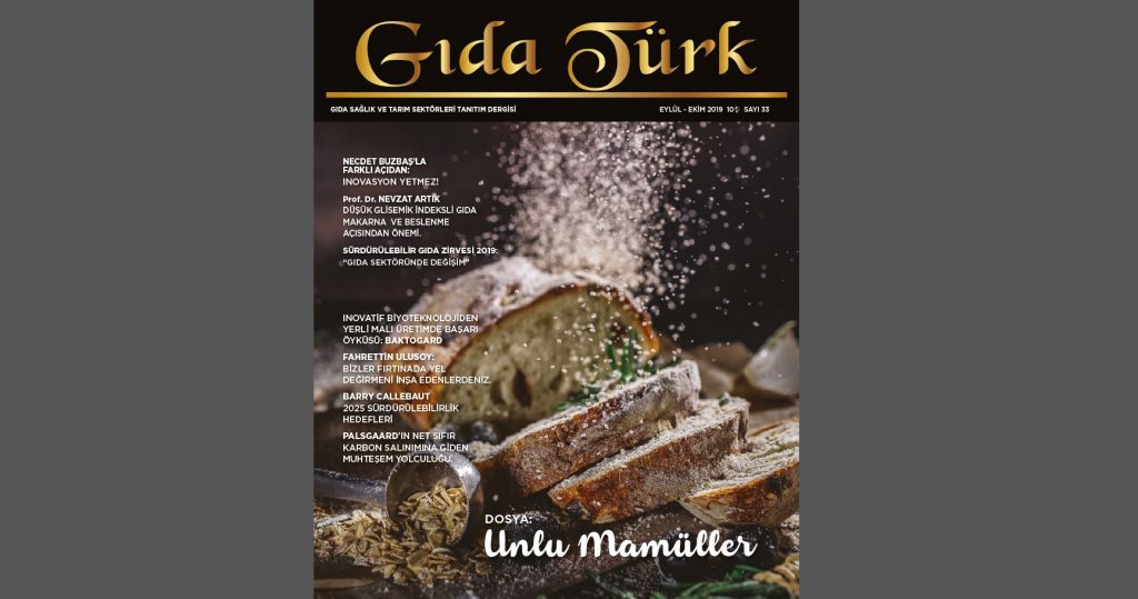 Gıda Türk Dergisi Eylül Ekim 2019
