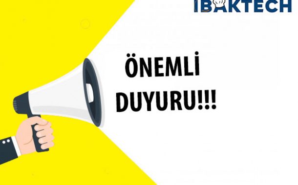 Ibaktech Fuarı Önemli Duyuru