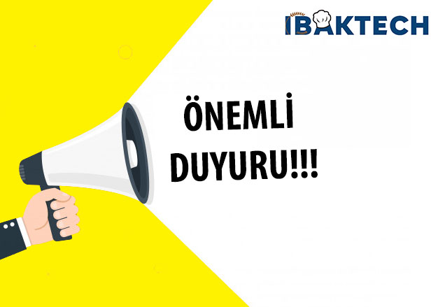 Ibaktech Fuarı Önemli Duyuru