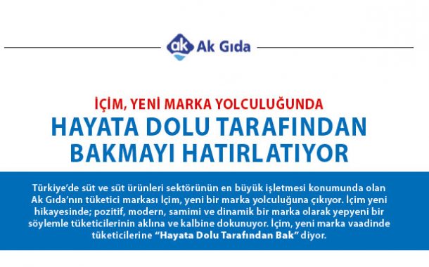 İÇİM, YENİ MARKA YOLCULUĞUNDA