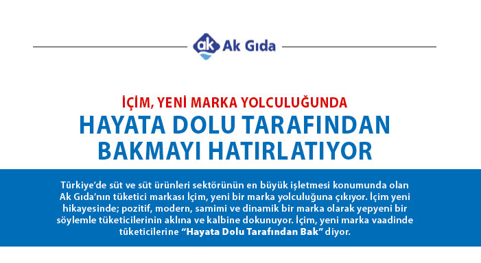 İÇİM, YENİ MARKA YOLCULUĞUNDA