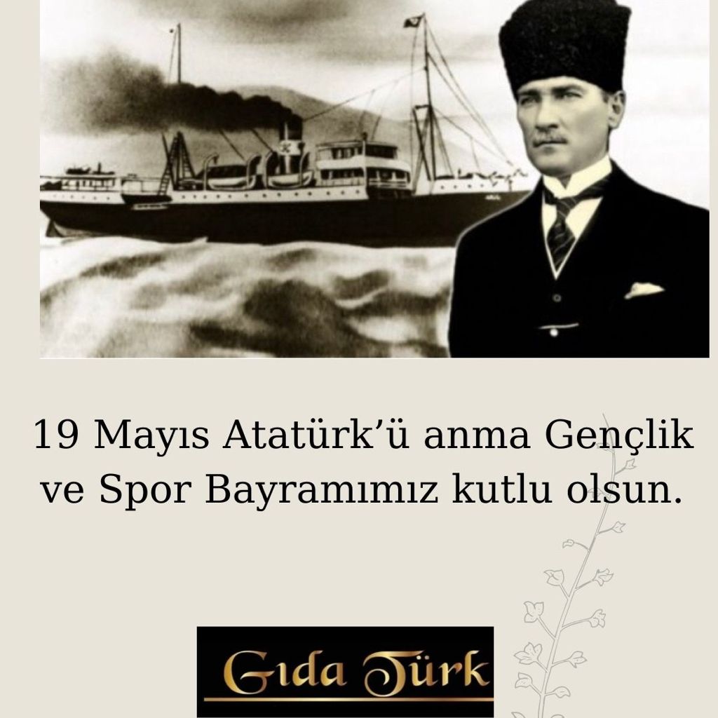 19 Mayıs Atatürk'ü Anma Gençlik ve Spor Bayramımız Kutlu Olsun