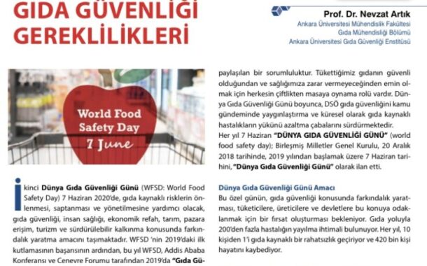 Dünya Gıda Güvenliği Gününde Gıda Güvenliği Gereklilikleri