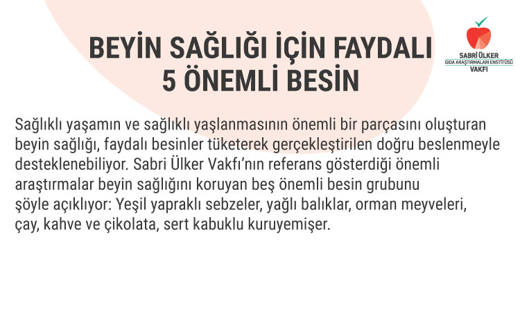 BEYİN SAĞLIĞI İÇİN FAYDALI 5 ÖNEMLİ BESİN