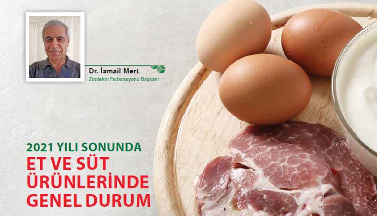 2021 YILI SONUNDA ET VE SÜT ÜRÜNLERİNDE GENEL DURUM