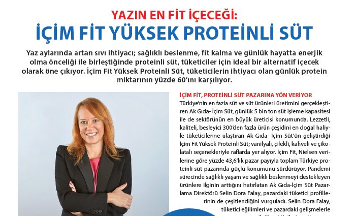 YAZIN EN FİT İÇECEĞİ: İÇİM FİT YÜKSEK PROTEİNLİ SÜT