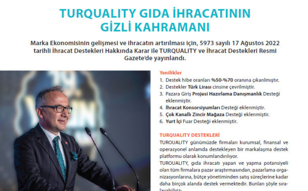 TURQUALITY GIDA İHRACATININ GİZLİ KAHRAMANI