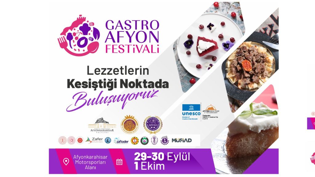 GASTRO AFYON FEST 29 EYLÜL’DE BAŞLIYOR