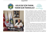 GELECEK İÇİN TARIM, TARIM İÇİN TEKNOLOJİ