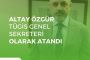 Altay Özgür TÜGİS Genel Sekreteri Olarak Atandı