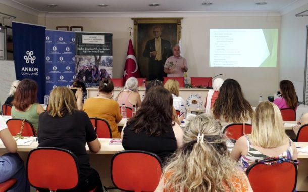 KOMİLİ ZEYTİN VE ZEYTİNYAĞI ENSTİTÜSÜ’NÜN   KADIN ÇİFTÇİLERE VERDİĞİ EĞİTİMLERİN YENİ DÖNEMİ BAŞLADI