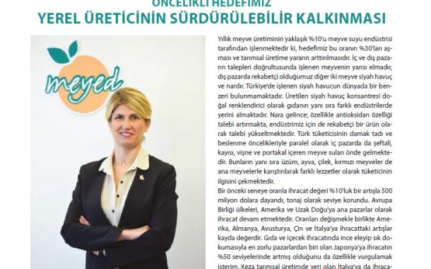 ÖNCELİKLİ HEDEFİMIZ YEREL ÜRETİCİNİN SÜRDÜRÜLEBİLİR KALKINMASI