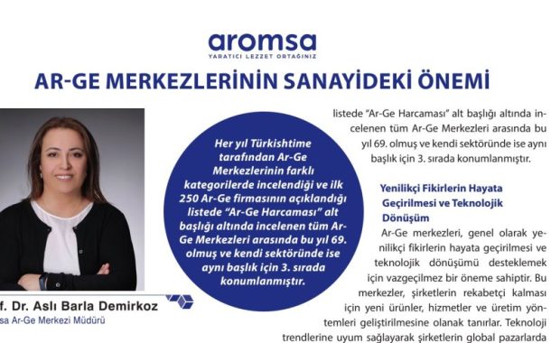 AR-GE MERKEZLERİNİN SANAYİDEKİ ÖNEMİ