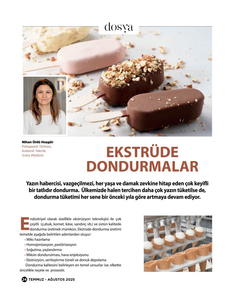 Ekstrüde Dondurmalar