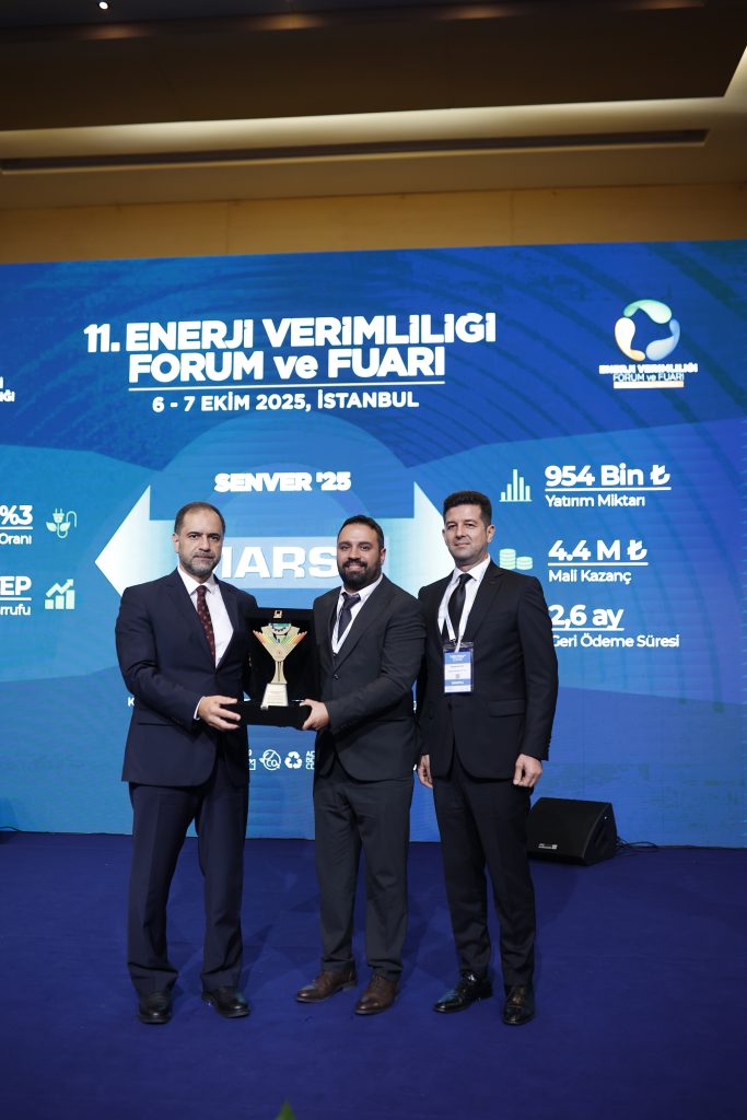 Marsa’nın “Tesis İçinde Buhar Verimliliği” projesine ödül
