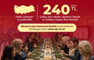 Ramazan’da Aynı Sofrada Buluşuyoruz: “Bir Sofra da Sen Kur” ile Dayanışma Büyüyor
