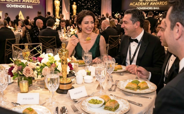 OSCAR SOFRASINDA TÜRK LEZZETLERİ: MENÜDE ANTEP BAKLAVASI