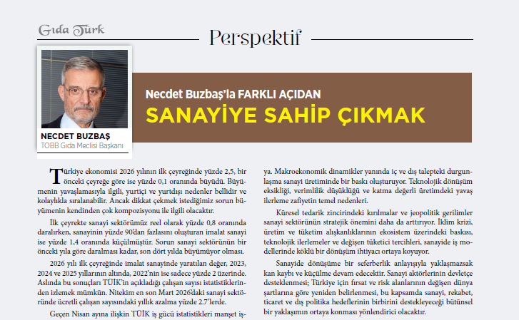 SANAYİYE SAHİP ÇIKMAK